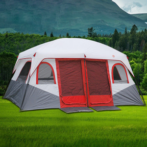 온가족캠핑 대형 투룸 텐트 12인용 리빙쉘 사계절텐트